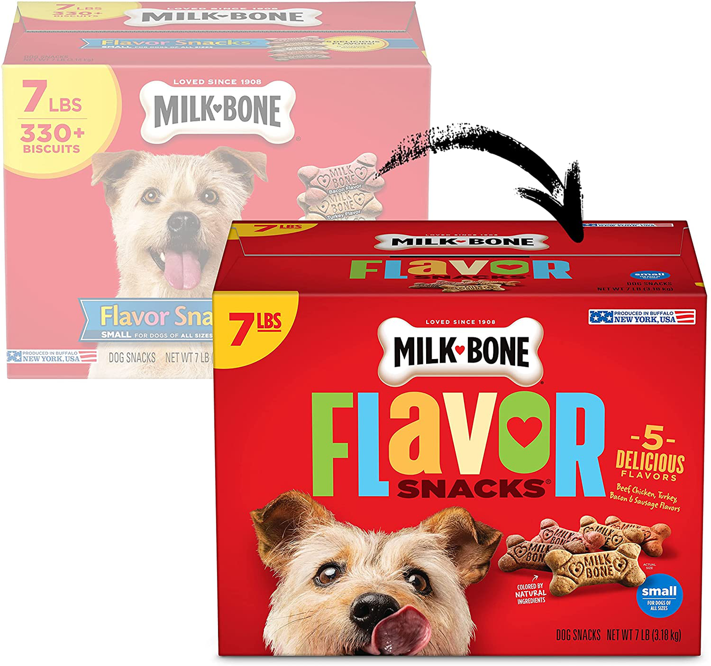 Milk-Bone Flavor Snacks Dog Treats Animals & Pet Supplies > Pet Supplies > Small Animal Supplies > Small Animal Treats Milk-Bone   