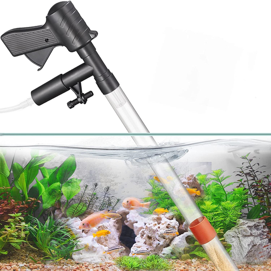 Sungrow Aquarium Siphon Vacuum Cleaner, Gravel Cleaning Tool for Fish – KOL  PET