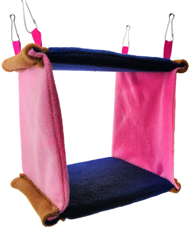 Keersi Bird Nest House Bed Hammock Toy for Parakeet Cockatiel Cockatoo Conure Lovebird African Grey Amazon Eclectus Parrot Cage Perch Stand Animals & Pet Supplies > Pet Supplies > Bird Supplies > Bird Cages & Stands Keersi   