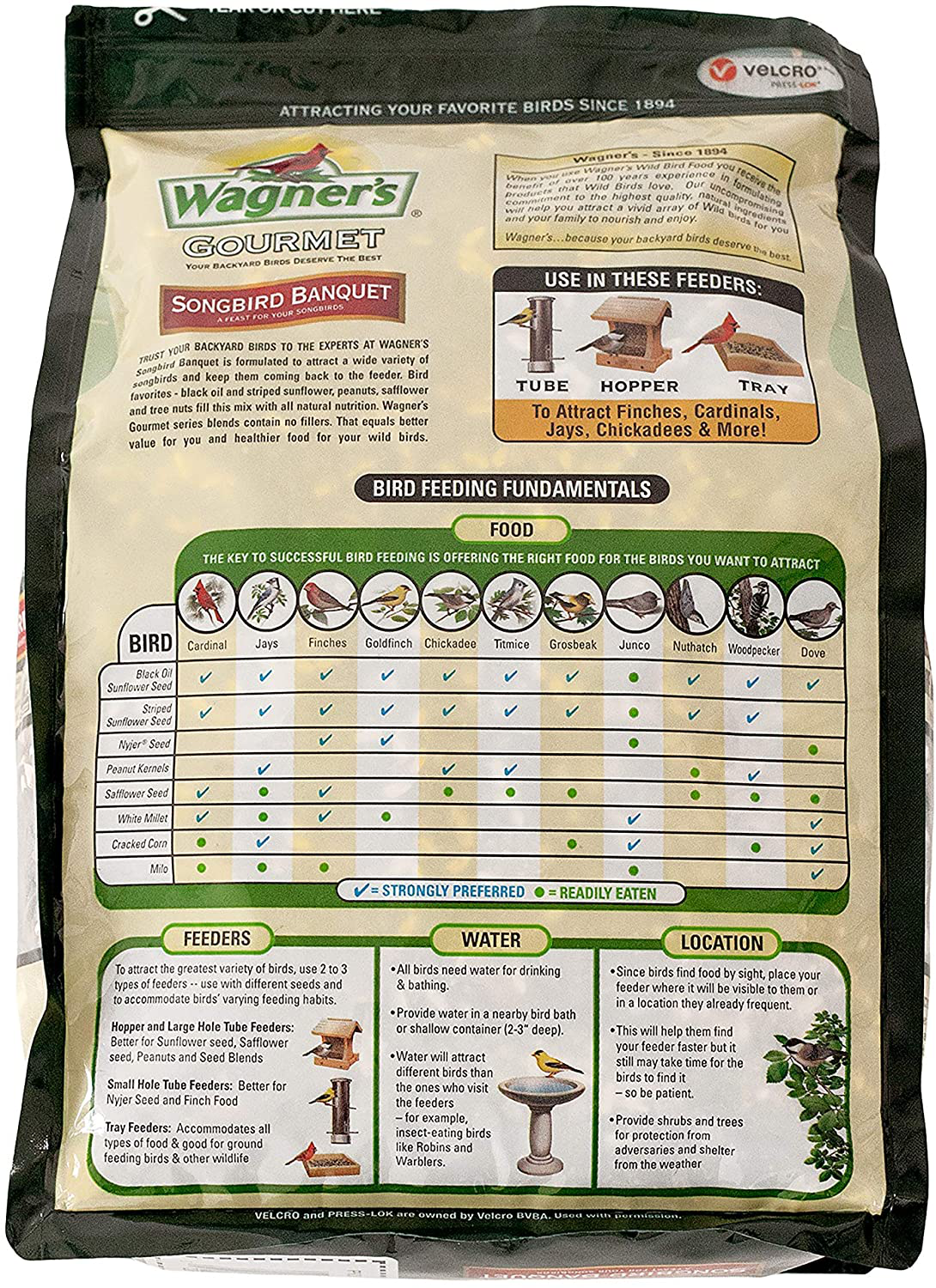 Wagner'S Songbird Banquet Wild Bird Food Animals & Pet Supplies > Pet Supplies > Bird Supplies > Bird Treats Wagner's   