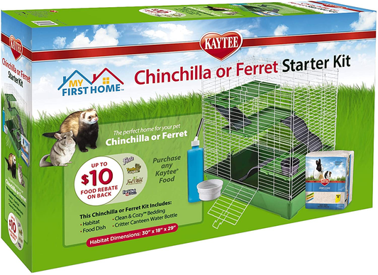 Kaytee My First Home Ferret or Chinchilla Starter Kit 30"X 18" X 29"
