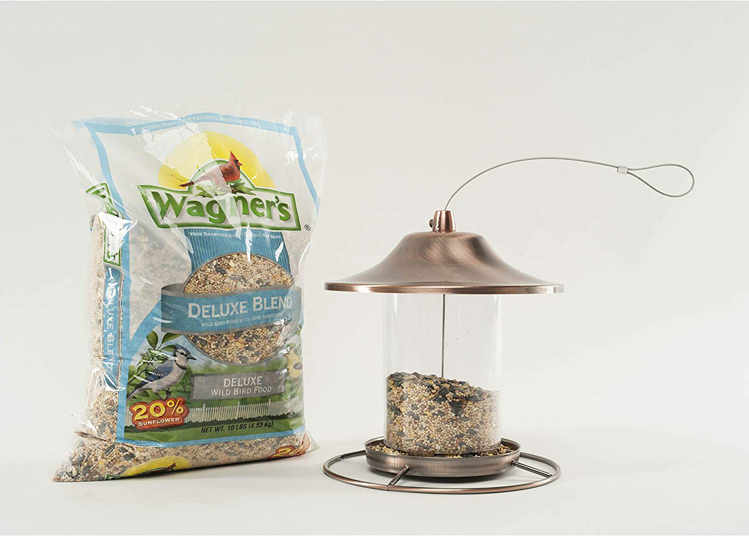 Wagner'S 13008 Deluxe Wild Bird Food, 10 Lb Bag Animals & Pet Supplies > Pet Supplies > Bird Supplies > Bird Treats Wagner's   