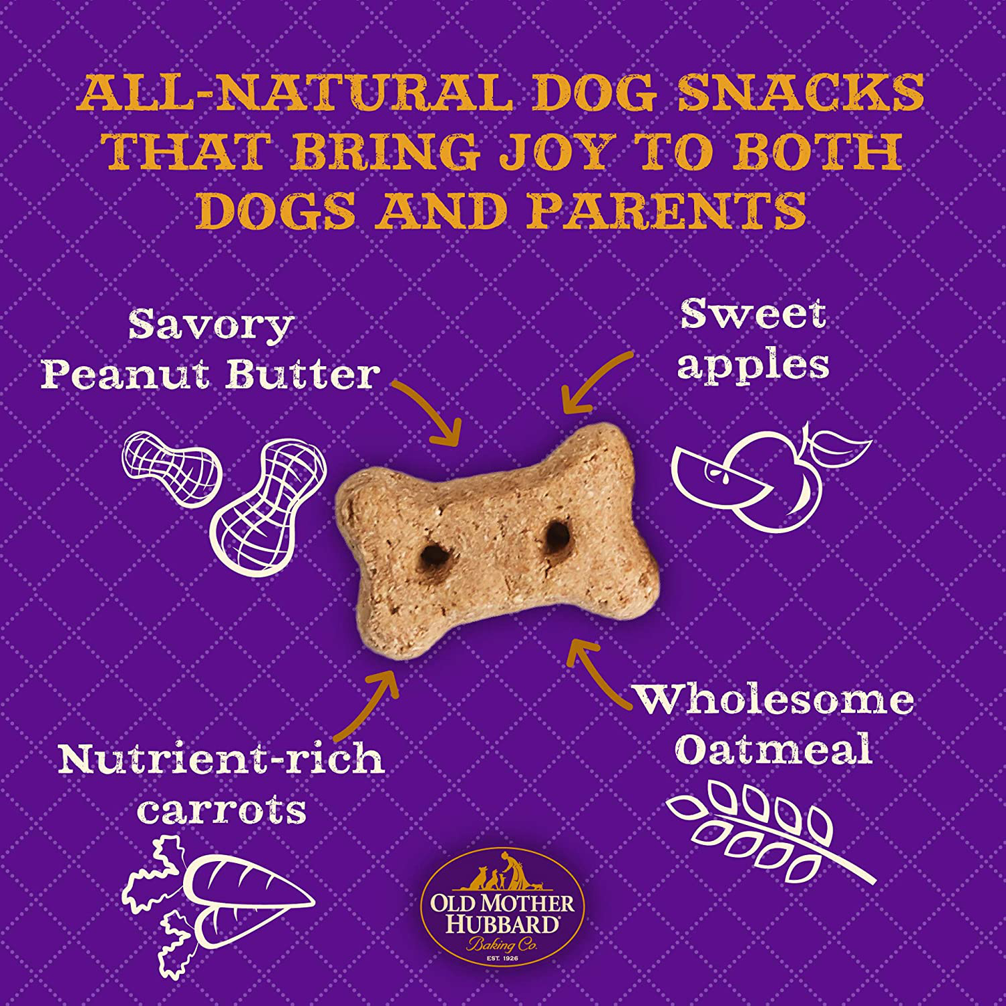 Old Mother Hubbard Classic P-Nuttier Peanut Butter Dog Treats, Oven Baked Crunchy Treats for Large Dogs, Natural, Healthy, Training Treats Animals & Pet Supplies > Pet Supplies > Small Animal Supplies > Small Animal Treats Old Mother Hubbard   