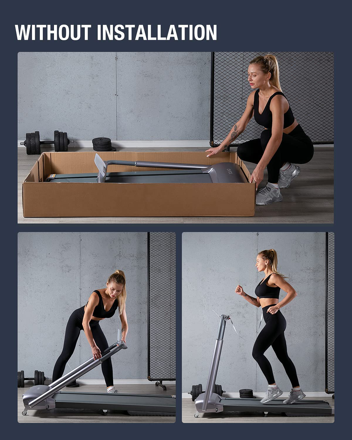 Wekeep folding 2025 portable treadmill