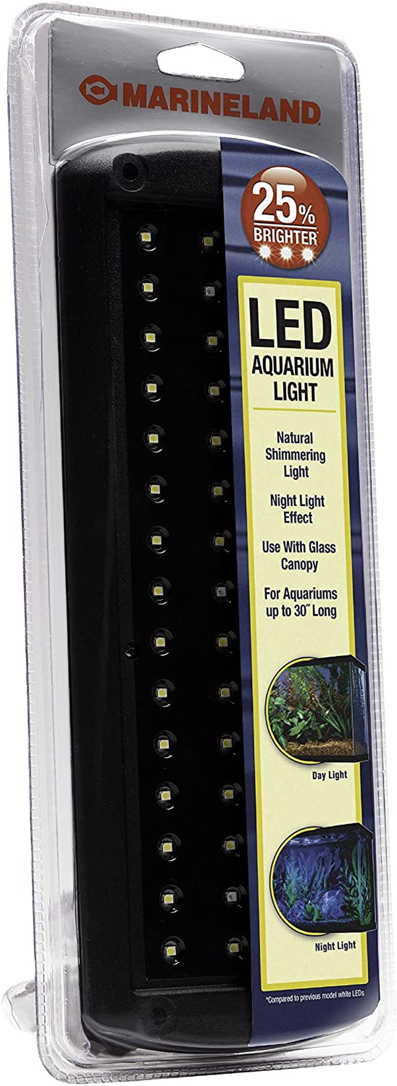 Marineland 32996 LED Aquarium Light, Natural Shimmering Light