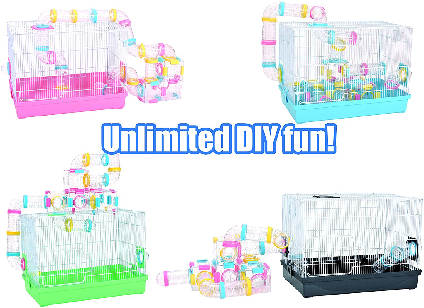 GNB PET Hamster Cage DIY Habitat Animals & Pet Supplies > Pet Supplies > Small Animal Supplies > Small Animal Habitats & Cages GNB PET   