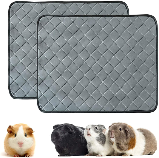 Dazzfond Guinea Pig Cage Liners,Reusable Washable Pet Training Pads,Mesh Breathable Guinea Pig Pad,Waterproof Guinea Pig Bedding with Anti-Slip Silica Gel Bottom(2 Pack) Animals & Pet Supplies > Pet Supplies > Small Animal Supplies > Small Animal Bedding Dazzfond   