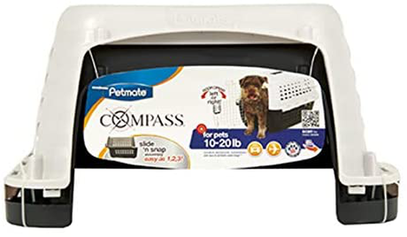 Petmate compass plastic pets kennel with chrome door best sale