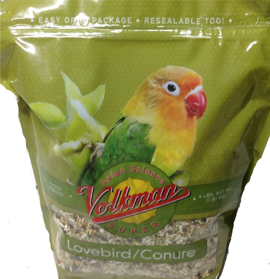 Volkman Avian Science Super Lovebird & Conure Diet Bird Food Animals & Pet Supplies > Pet Supplies > Bird Supplies > Bird Food Volkman   
