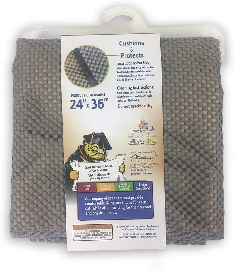 Pioneer Pet Reversible Litter Mat, 36" X 24" Animals & Pet Supplies > Pet Supplies > Cat Supplies > Cat Litter Box Mats Pioneer Pet   