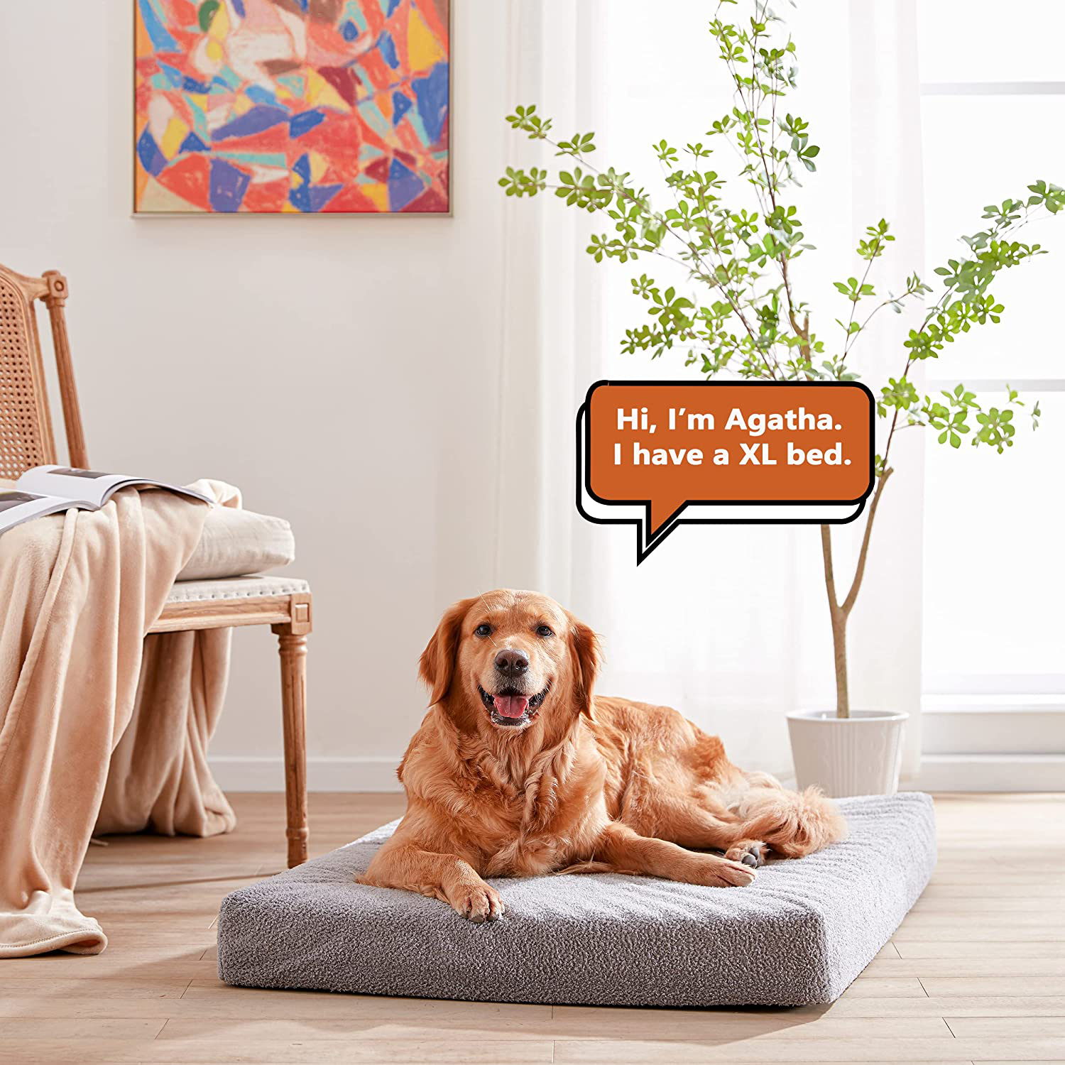 WATANIYA PET Memory Foam Orthopedic Large Dog Bed, Washable Dog Bed for Crate with Cooling Gel Mattress, Waterproof Liner and Plush Removable Cover for Medium Extra Large Jumbo Dogs Animals & Pet Supplies > Pet Supplies > Dog Supplies > Dog Beds Shenzhen lechen times Culture Communication Co., L   