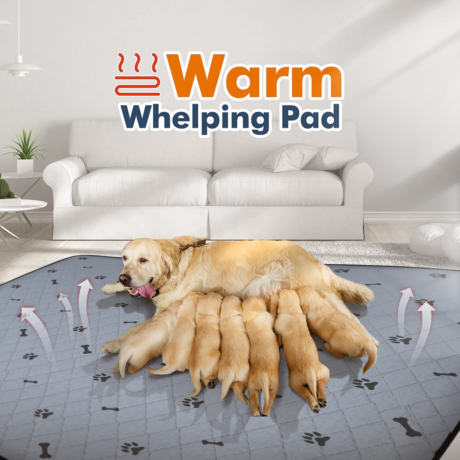 Washable Dog Pee Pads Reusable Dog Training Pads Puppy Training Pad  Whelping Mat