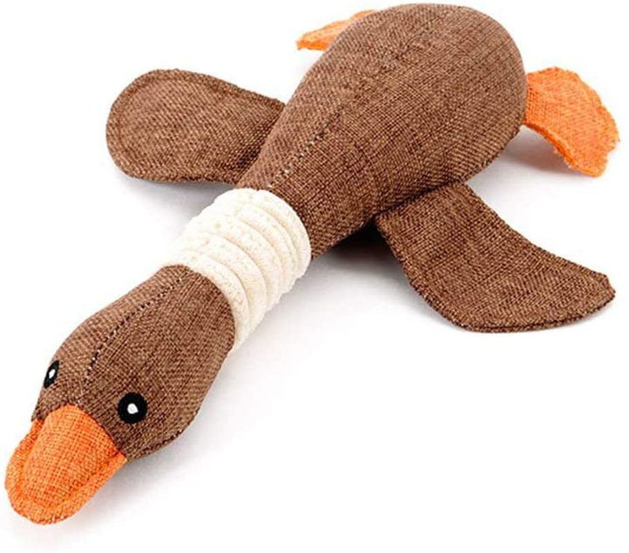 Vitscan Dog Toys for Strong Aggressive Chewers Small Breed and Squeaky Goose for Small Medium Dogs Animals & Pet Supplies > Pet Supplies > Dog Supplies > Dog Toys Vitscan Brown  