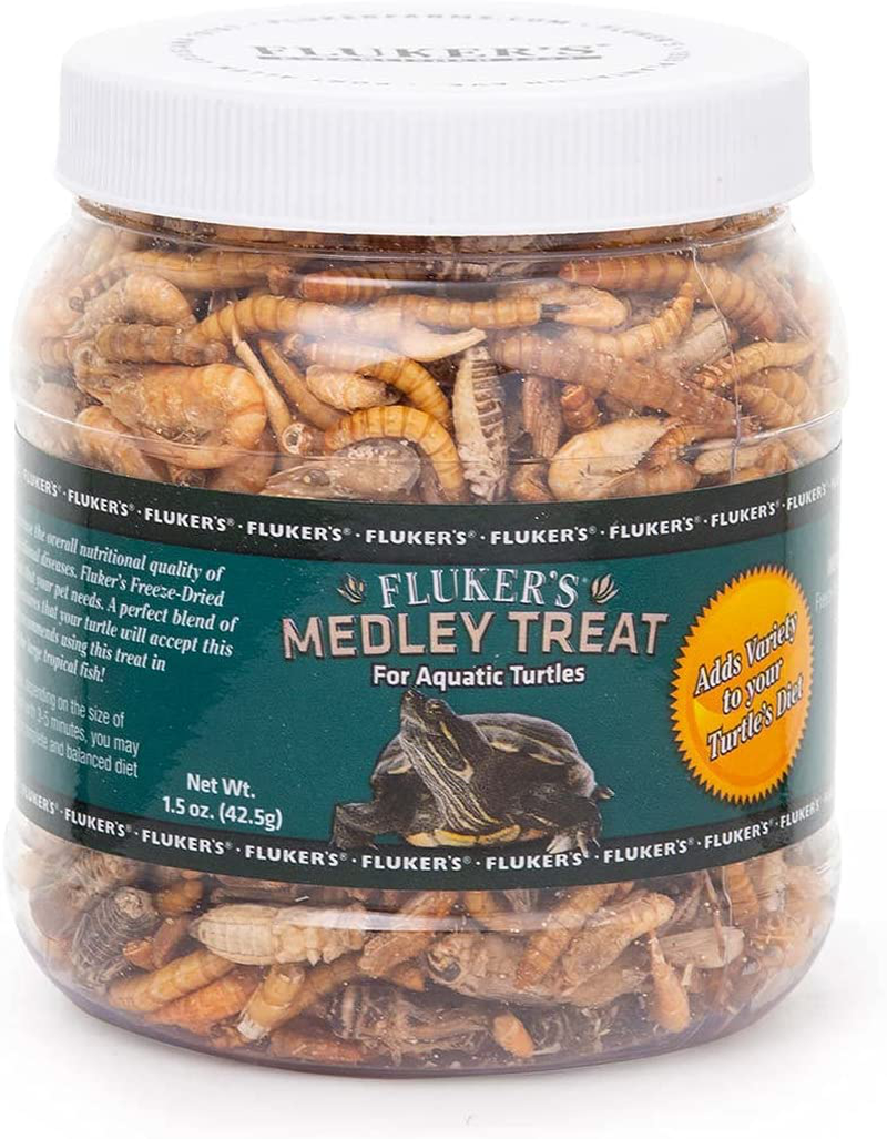 Fluker'S Aquatic Turtle Medley Treat Food Animals & Pet Supplies > Pet Supplies > Reptile & Amphibian Supplies > Reptile & Amphibian Food Fluker's 1.5 Ounce (Pack of 1)  