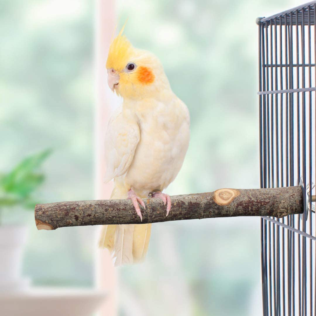 LANSEYQO 4 PCS Parrot Bird Perches,Perches for Bird Cages Accessories,Bird Perches for Parakeets outside Cage,Cockatiels Lovebirds Perches Covers for Conures Animals & Pet Supplies > Pet Supplies > Bird Supplies > Bird Cage Accessories LANSEYQO   
