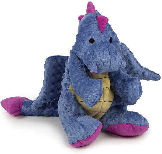 Godog, Dragons, Squeaker Dog Toy, Chew Resistant, Durable Plush, Soft, Tough, Reinforced Seams, Periwinkle, Extra Large Animals & Pet Supplies > Pet Supplies > Dog Supplies > Dog Toys goDog   