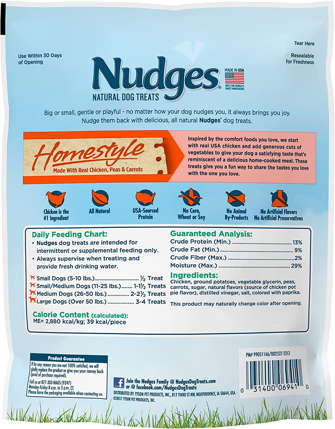Nudges Homestyle Chicken Pot Pie Dog Treats Animals & Pet Supplies > Pet Supplies > Small Animal Supplies > Small Animal Treats Nudges   