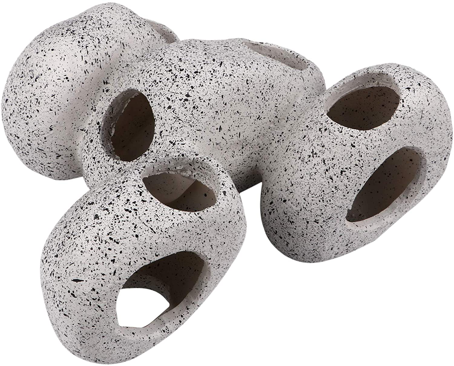 Balacoo Aquarium Stone Cave Small Fish Hideout Cave Resin Rock Hideaway Fish Tank Breeding House Fish Tank Layout Decor for Fish Tank Aquarium Landscape Decor Animals & Pet Supplies > Pet Supplies > Fish Supplies > Aquarium Decor balacoo   