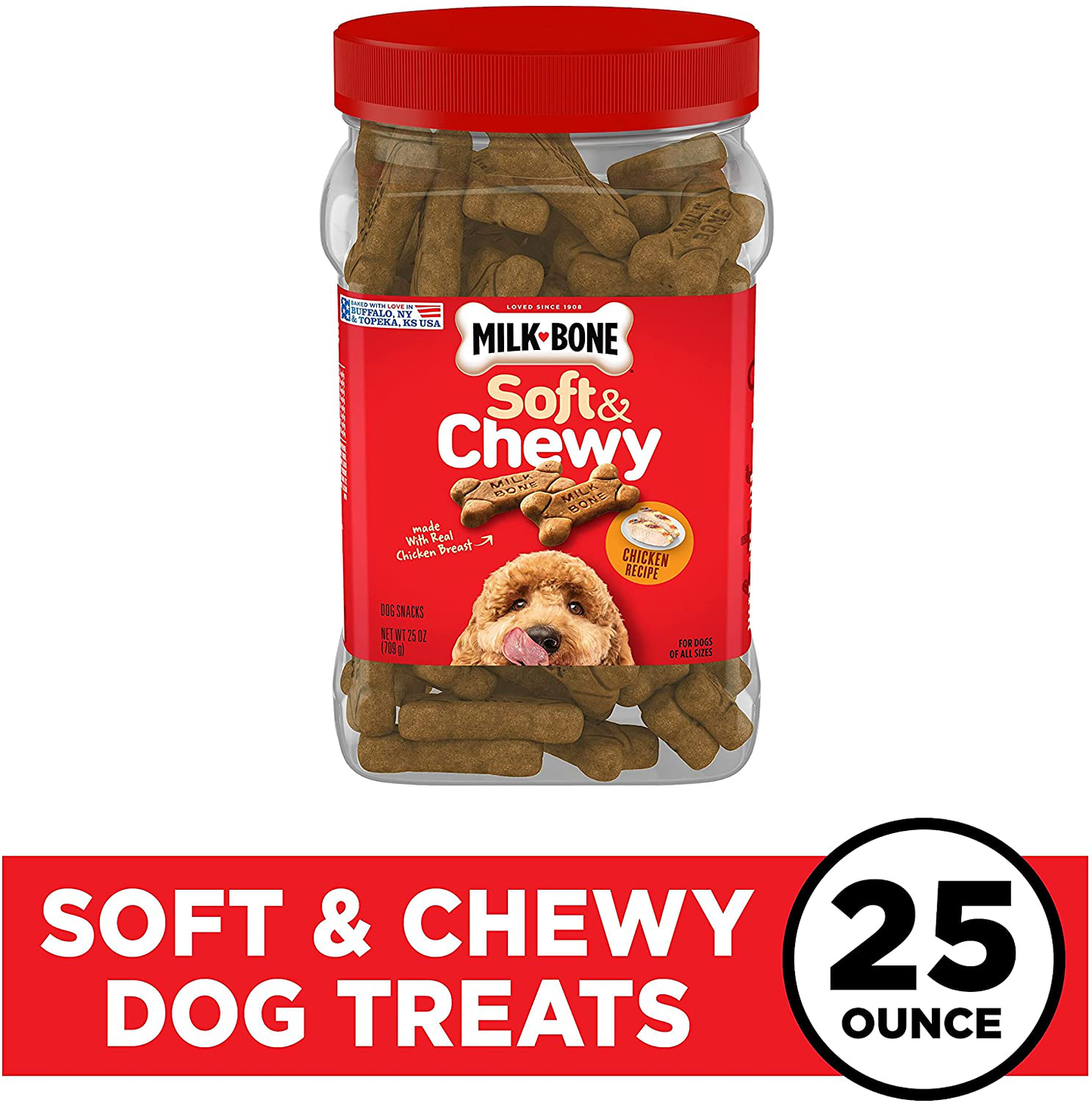 Milk-Bone Soft & Chewy Dog Treats with 12 Vitamins and Minerals Animals & Pet Supplies > Pet Supplies > Small Animal Supplies > Small Animal Treats J.M. SMUCKER COMPANY   