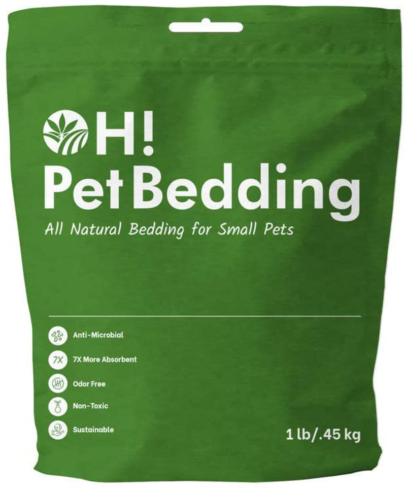 Oleyhemp OH! Small Pet Hemp Bedding - Hamsters, Rabbits, Chickens, Birds, Rats, Reptiles - 100% Natural, Biodegradable & USA Grown - Super Absorbency Compared to Clay Animals & Pet Supplies > Pet Supplies > Small Animal Supplies > Small Animal Bedding OleyHemp   