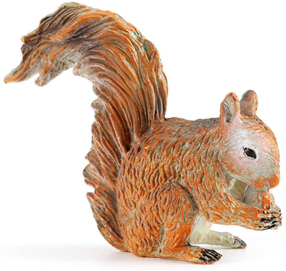 Forest Animals Figures, Woodland Creatures Figurines, Miniature Toys Cake Toppers (Deer Family, Fox, Rabbit, Squirrel) Animals & Pet Supplies > Pet Supplies > Small Animal Supplies > Small Animal Habitat Accessories UANDME   