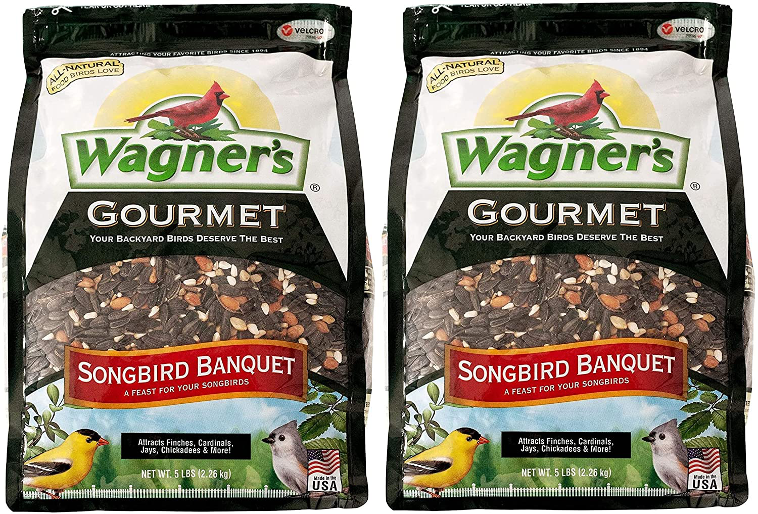 Wagner'S Songbird Banquet Wild Bird Food Animals & Pet Supplies > Pet Supplies > Bird Supplies > Bird Treats Wagner's 2-Pack  