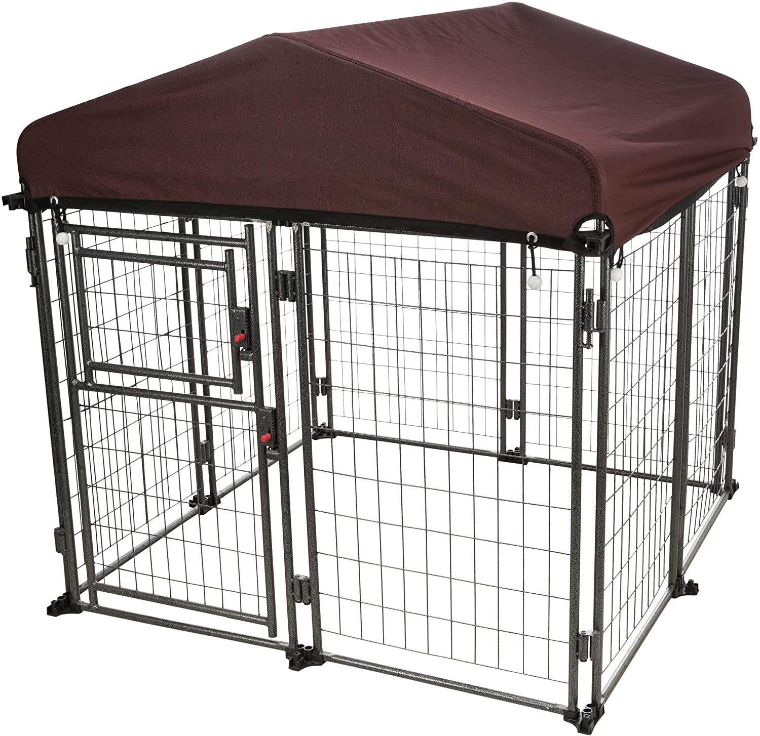 Trixie Deluxe Outdoor Dog Kennel System, Portable and Expandable, Lock ...