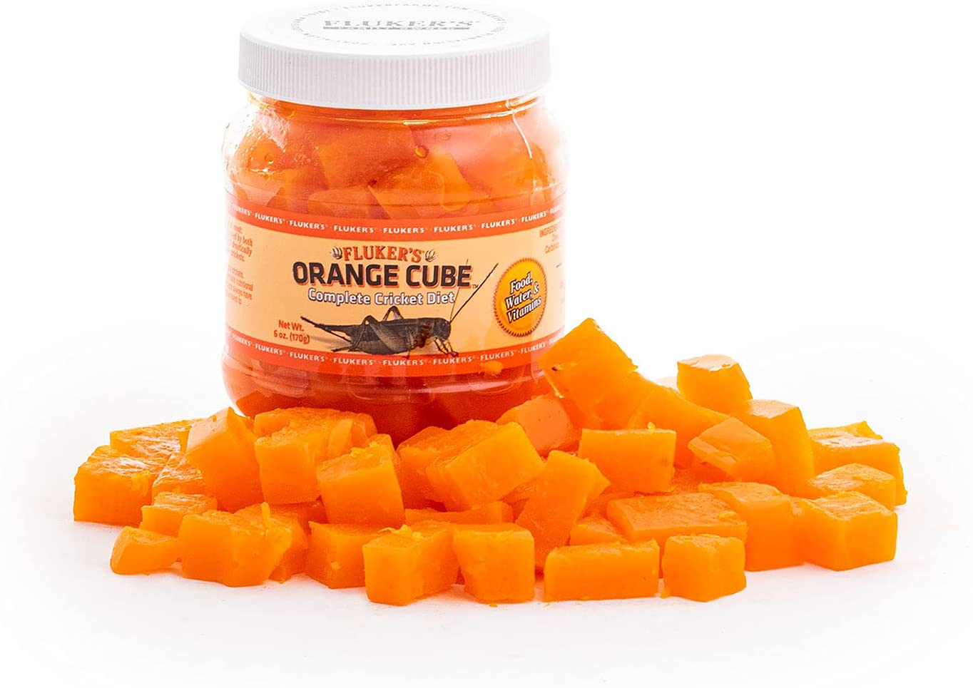 Fluker'S Orange Cube Complete Cricket Diet Animals & Pet Supplies > Pet Supplies > Reptile & Amphibian Supplies > Reptile & Amphibian Food Fluker's Black 6 Ounce (Pack of 1) 