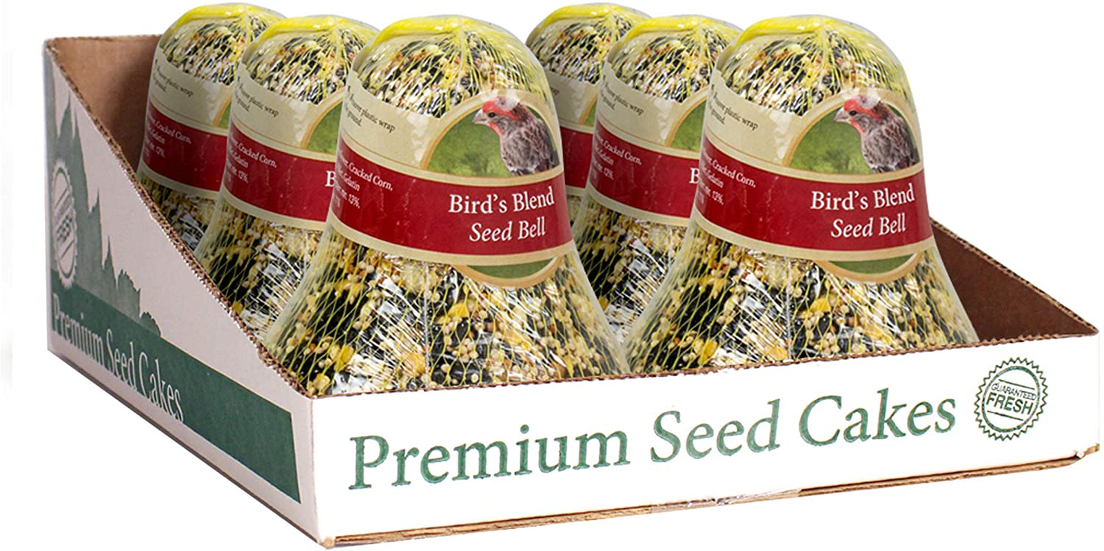 Heath Outdoor Products SC-11 14-Ounce Birds Blend Seed Cake Bell, 6-Pack Animals & Pet Supplies > Pet Supplies > Bird Supplies > Bird Food Heath Outdoor Products   