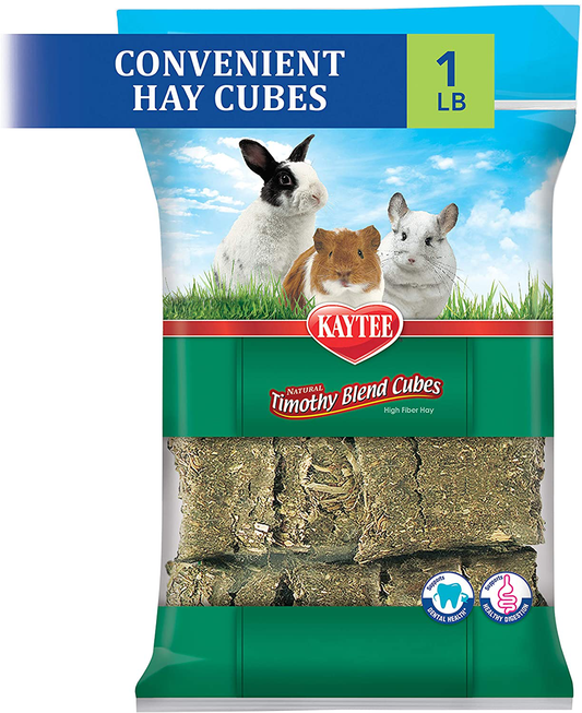 Kaytee Timothy Hay Blend Cubes 1 Pound Animals & Pet Supplies > Pet Supplies > Small Animal Supplies > Small Animal Food Kaytee   