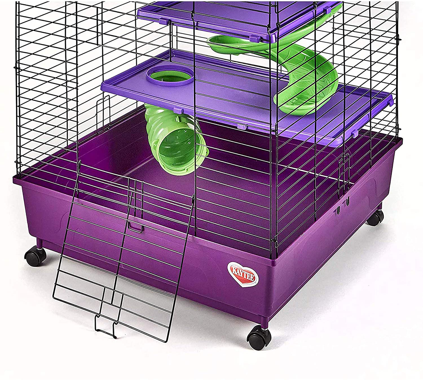 Kaytee My First Home Deluxe 2X2 Multi-Level with Casters Animals & Pet Supplies > Pet Supplies > Small Animal Supplies > Small Animal Habitats & Cages Central Garden & Pet   