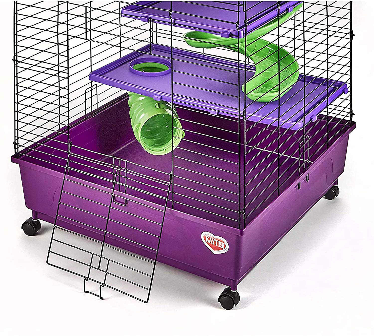 Kaytee My First Home Deluxe 2X2 Multi-Level with Casters Animals & Pet Supplies > Pet Supplies > Small Animal Supplies > Small Animal Habitats & Cages Central Garden & Pet   