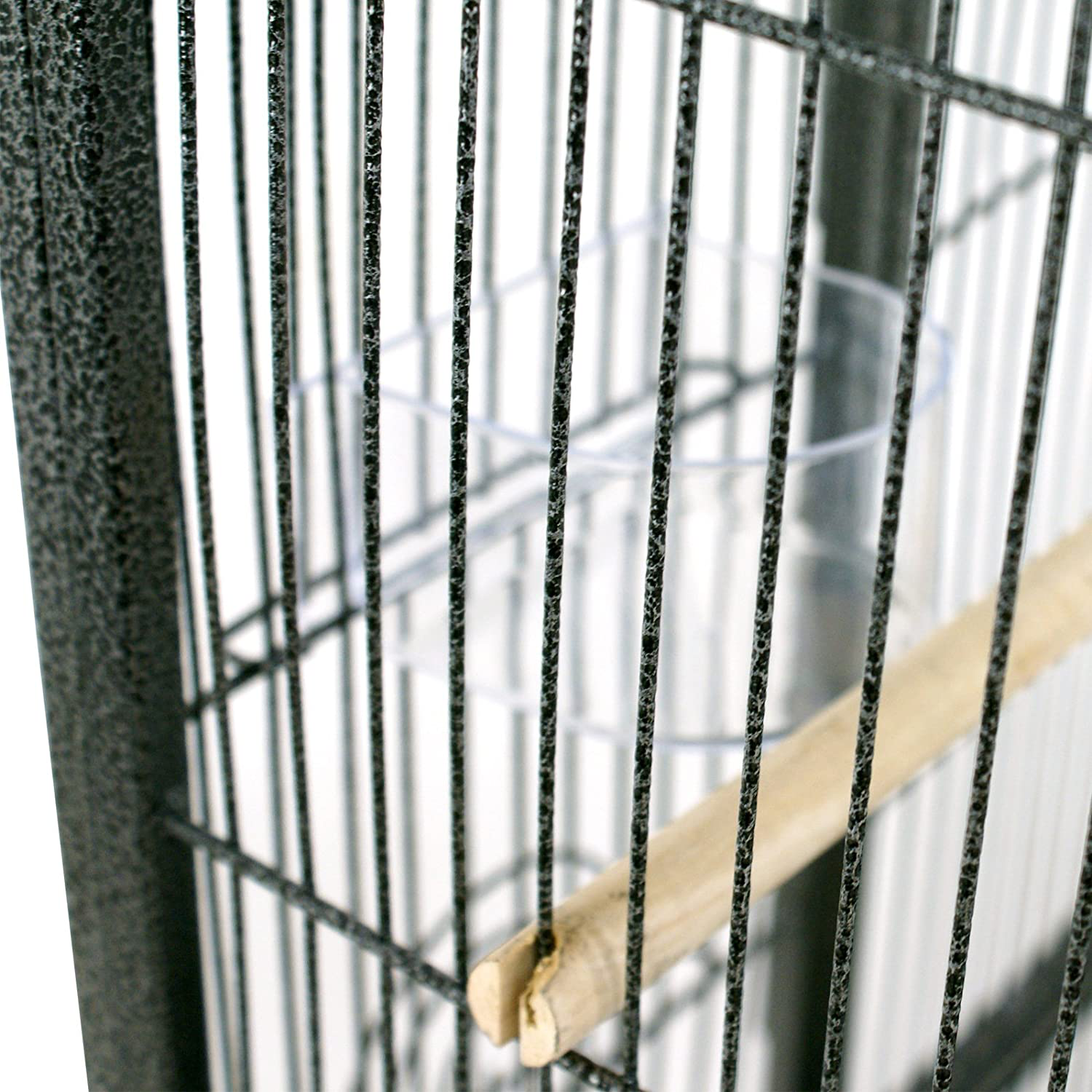 Junglea 53 Inches Bird Cage with Rolling Stand Wrought Iron Construction for Parrot Cockatiel Cockatoo Parakeet Macaw Finches Pet Supplies Animals & Pet Supplies > Pet Supplies > Bird Supplies > Bird Cages & Stands JungleA   