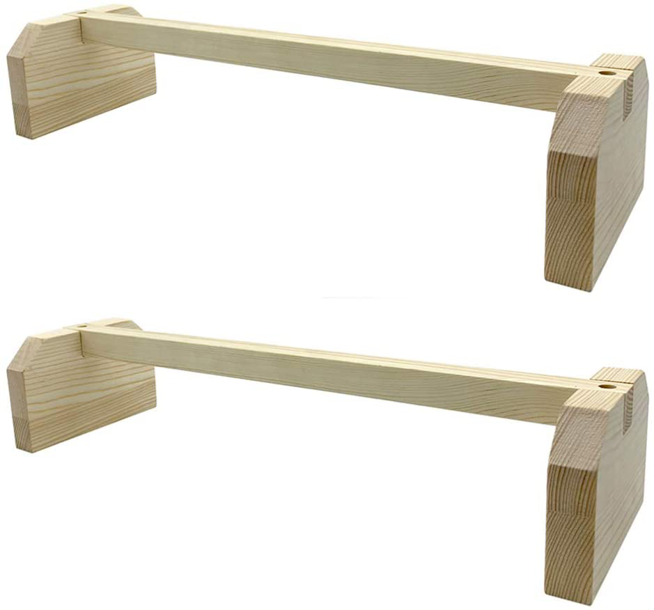 POPETPOP 2Pcs Chicken Perch Wooden Roosting Bar for Coop and Brooder Bird Perch for Large Bird Baby Chicks Pollos Gallinas Polluelos Parrots Animals & Pet Supplies > Pet Supplies > Bird Supplies > Bird Ladders & Perches POPETPOP   