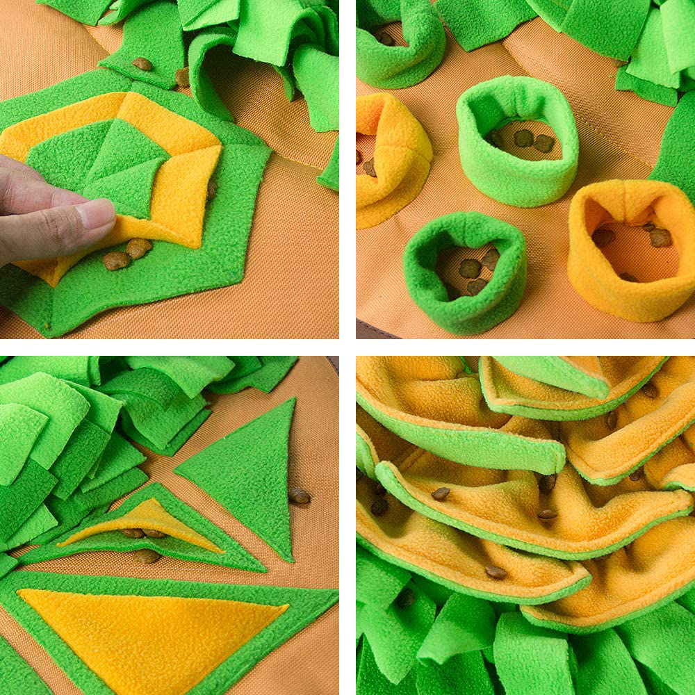 AWOOF Snuffle Mat Pet Dog Feeding Mat, Durable Interactive Dog Toys Encourages Natural Foraging Skills