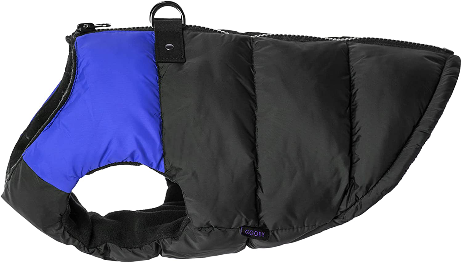 Gooby Padded Vest Dog Jacket Warm Zip up Dog Vest Fleece Jacket with KOL PET