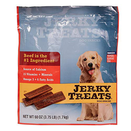 Jerky Treats Tender Strips Dog Snacks Beef 60 Oz. 3.75 Lbs Jerky-Hl Jerky-7Q (60 Oz) Animals & Pet Supplies > Pet Supplies > Dog Supplies > Dog Treats Jerky Treats   