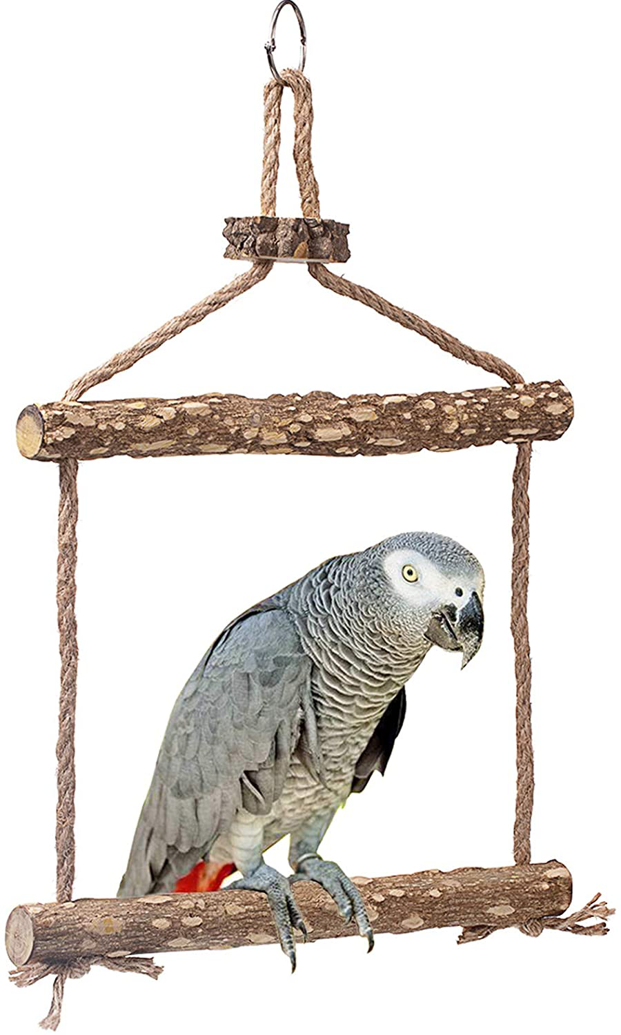 KINTOR Bird Perch Nature Wood Stand for 3-4Pcs Small Medium Parrots Animals & Pet Supplies > Pet Supplies > Bird Supplies > Bird Ladders & Perches KINTOR Nature Perch  