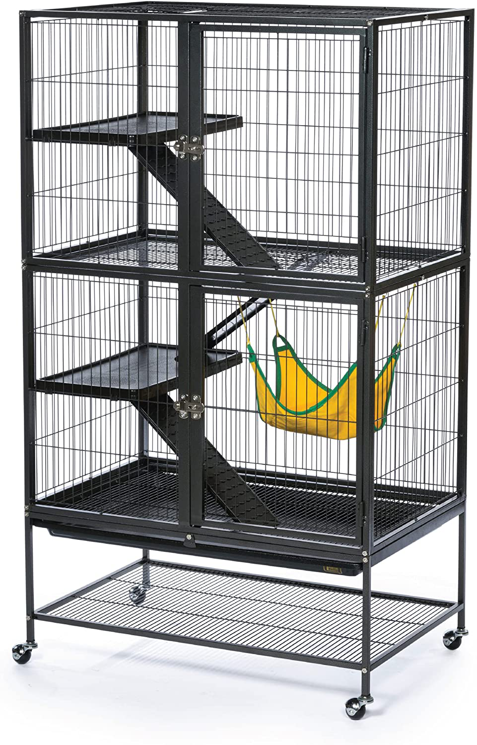 Prevue Hendryx Black Feisty Ferret Cage Animals & Pet Supplies > Pet Supplies > Small Animal Supplies > Small Animal Habitats & Cages Prevue Hendryx   