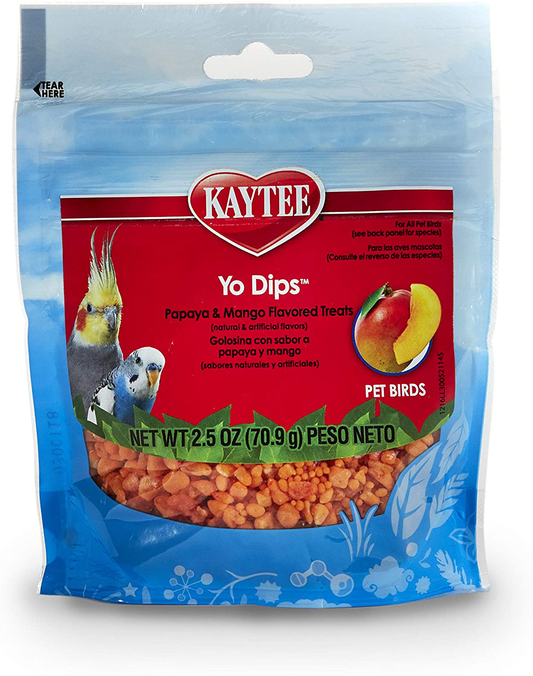Kaytee Fiesta Mango Flavored Yogured Dipped Papaya Bird Treat Animals & Pet Supplies > Pet Supplies > Bird Supplies > Bird Treats Kaytee   