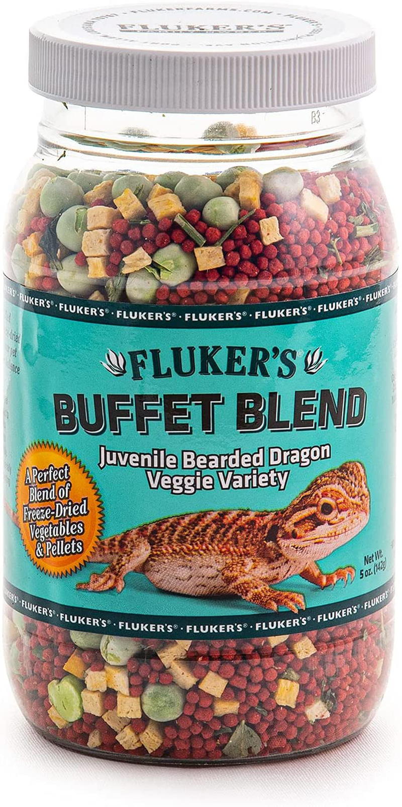 Buffet Blend Juvenile Bearded Dragon Veggie Variety Animals & Pet Supplies > Pet Supplies > Reptile & Amphibian Supplies > Reptile & Amphibian Food Fluker's   