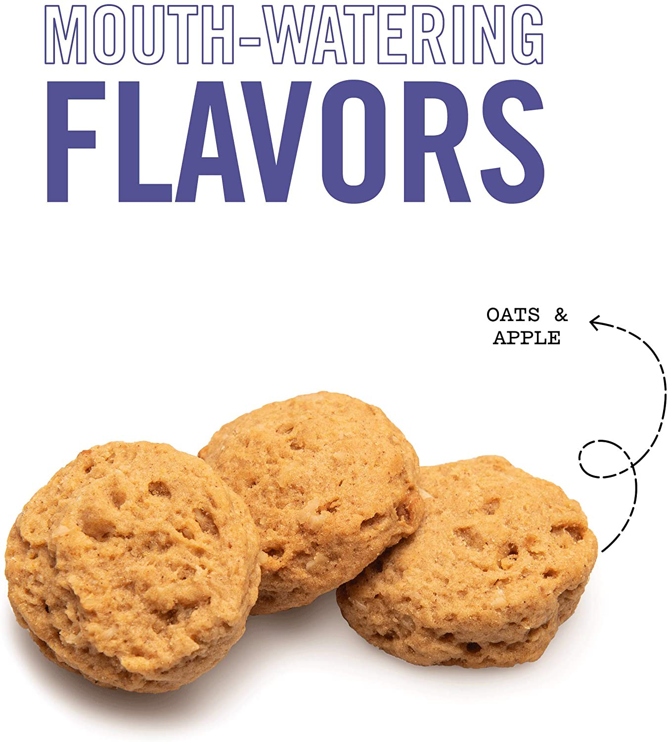 Three Dog Bakery Soft Baked Classic Cookies with Oats and Apple, Premium Treats for Dogs, 13 Ounce Box (114334) Animals & Pet Supplies > Pet Supplies > Dog Supplies > Dog Treats Three Dog Bakery   