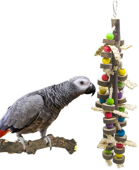 Ebaokuup Wood Bird Chewing Toys-Blocks Parrot Tearing Toys Best for Finch,Budgie,Parakeets,Cockatiels, Conures,Love Birds and Amazon Parrots Animals & Pet Supplies > Pet Supplies > Bird Supplies > Bird Toys EBaokuup   