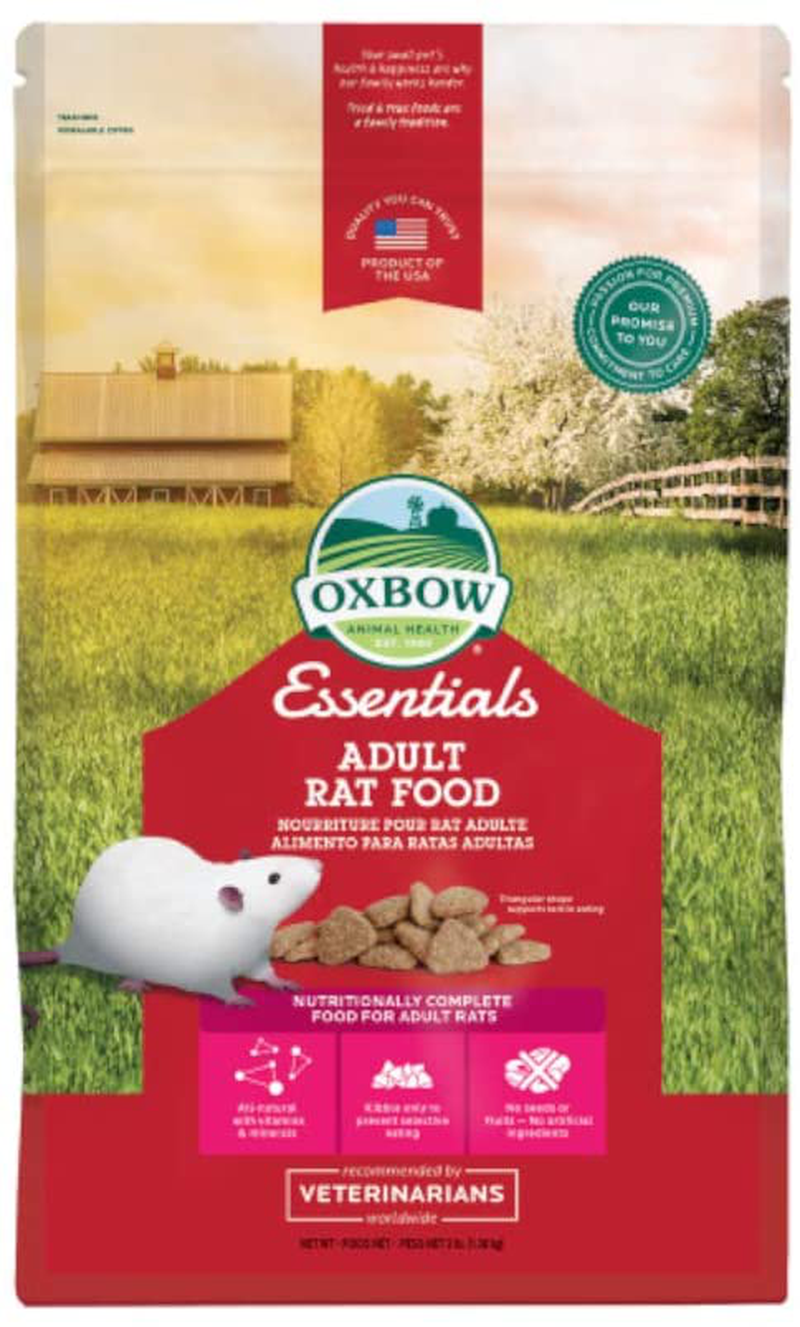 Oxbow Essentials - Adult Rat Food 6 Pound (2 X 3 Pound Bags) Animals & Pet Supplies > Pet Supplies > Small Animal Supplies > Small Animal Food OxbOw   