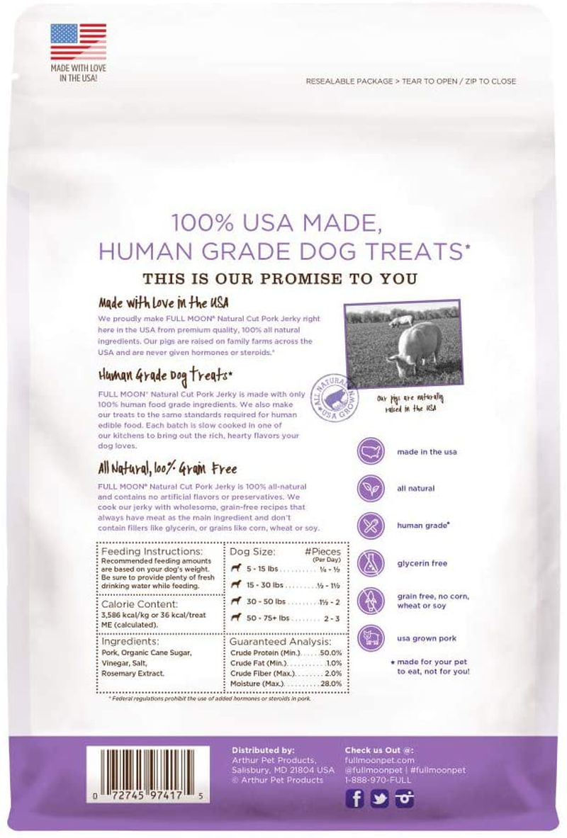 Full Moon Natural Cut All Natural Human Grade Dog Treats Animals & Pet Supplies > Pet Supplies > Dog Supplies > Dog Treats Full Moon   