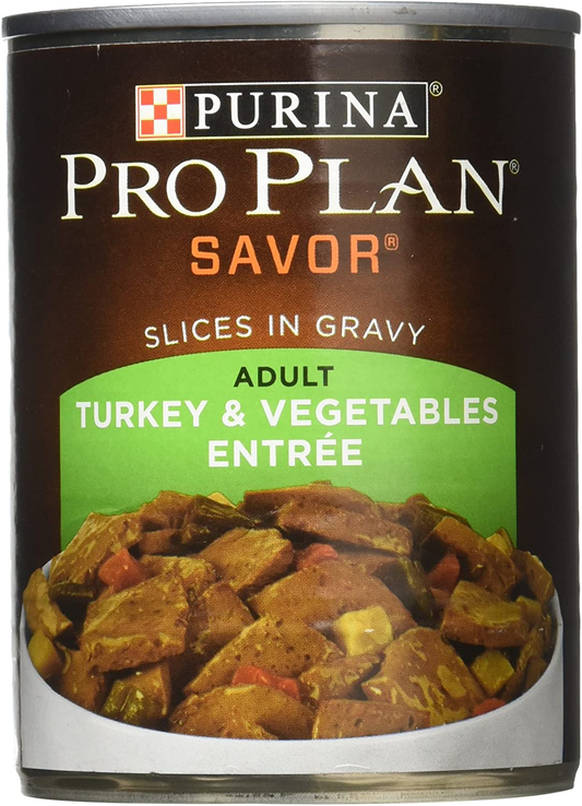 Nestle Purina Petcare 381710 12/13 Oz Pro Plan Turkey and Vegetables Entree for Adult Dogs Animals & Pet Supplies > Pet Supplies > Small Animal Supplies > Small Animal Food Nestle Purina Petcare   