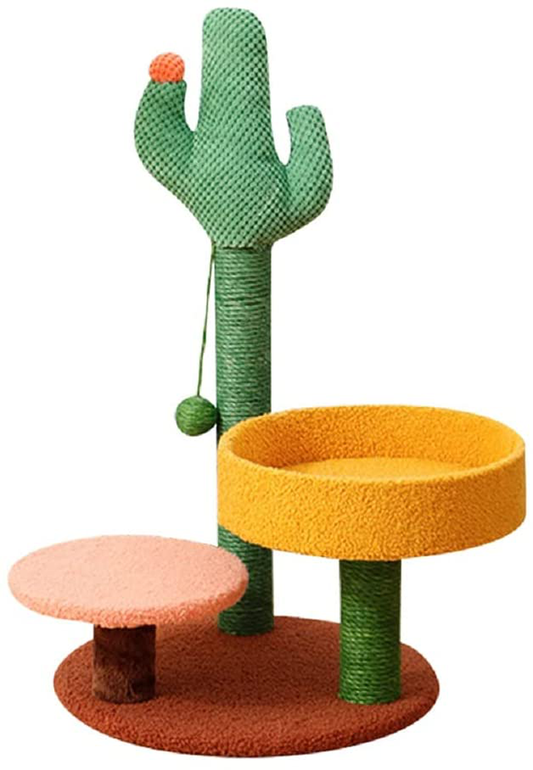 New Cactus Cat Climbing Frame Sisal Climbing Frame Sheep Fluffy Cat Litter Cat Scratch Board Cat Ball Toy Animals & Pet Supplies > Pet Supplies > Cat Supplies > Cat Furniture N\A   