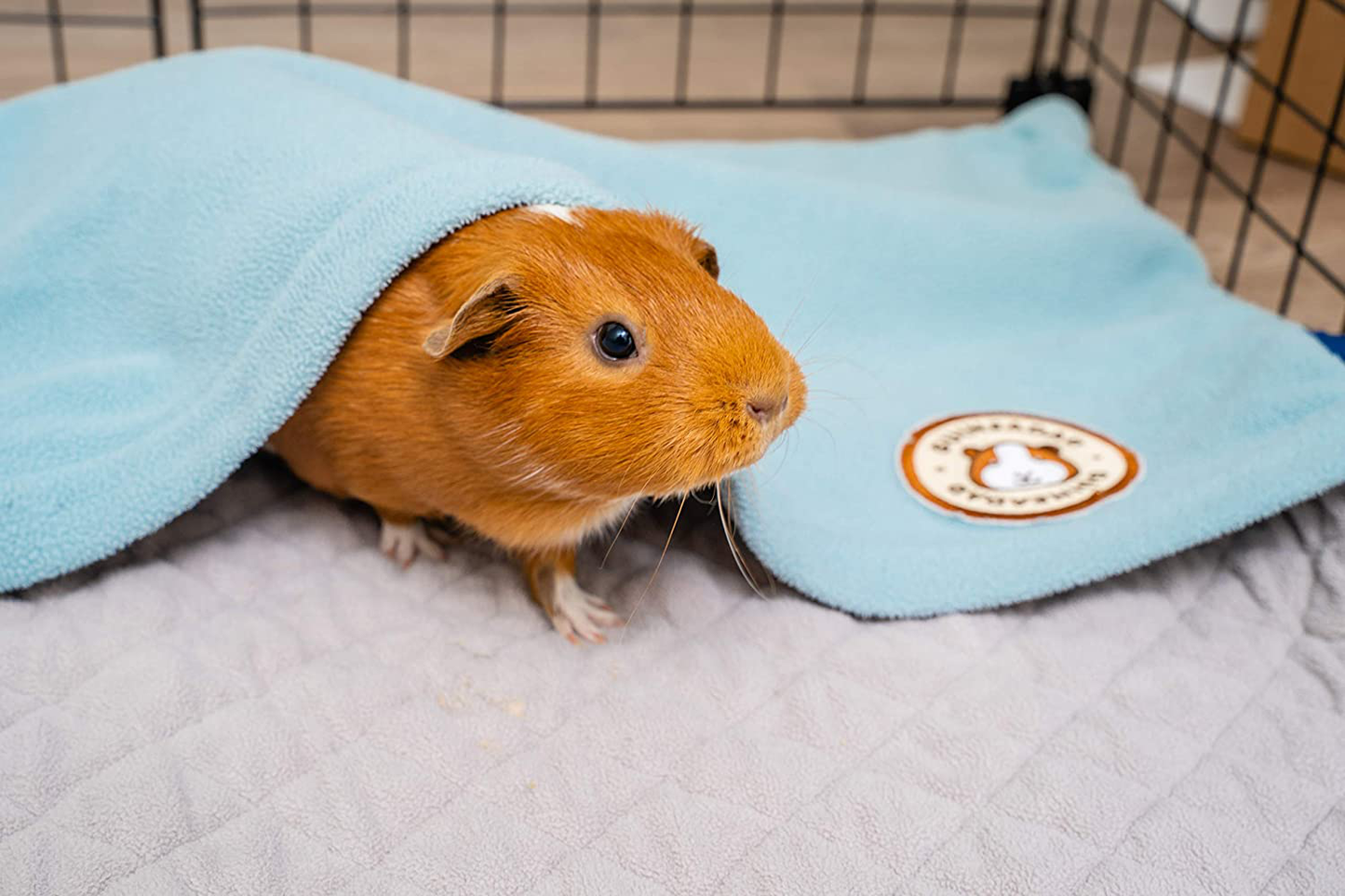 Guineadad Liner | Guinea Pig Fleece Cage Liners | Guinea Pig Bedding | Burrowing Pocket Sleeve | Extra Absorbent Bamboo | Waterproof Bottom Animals & Pet Supplies > Pet Supplies > Small Animal Supplies > Small Animal Bedding GuineaDad   