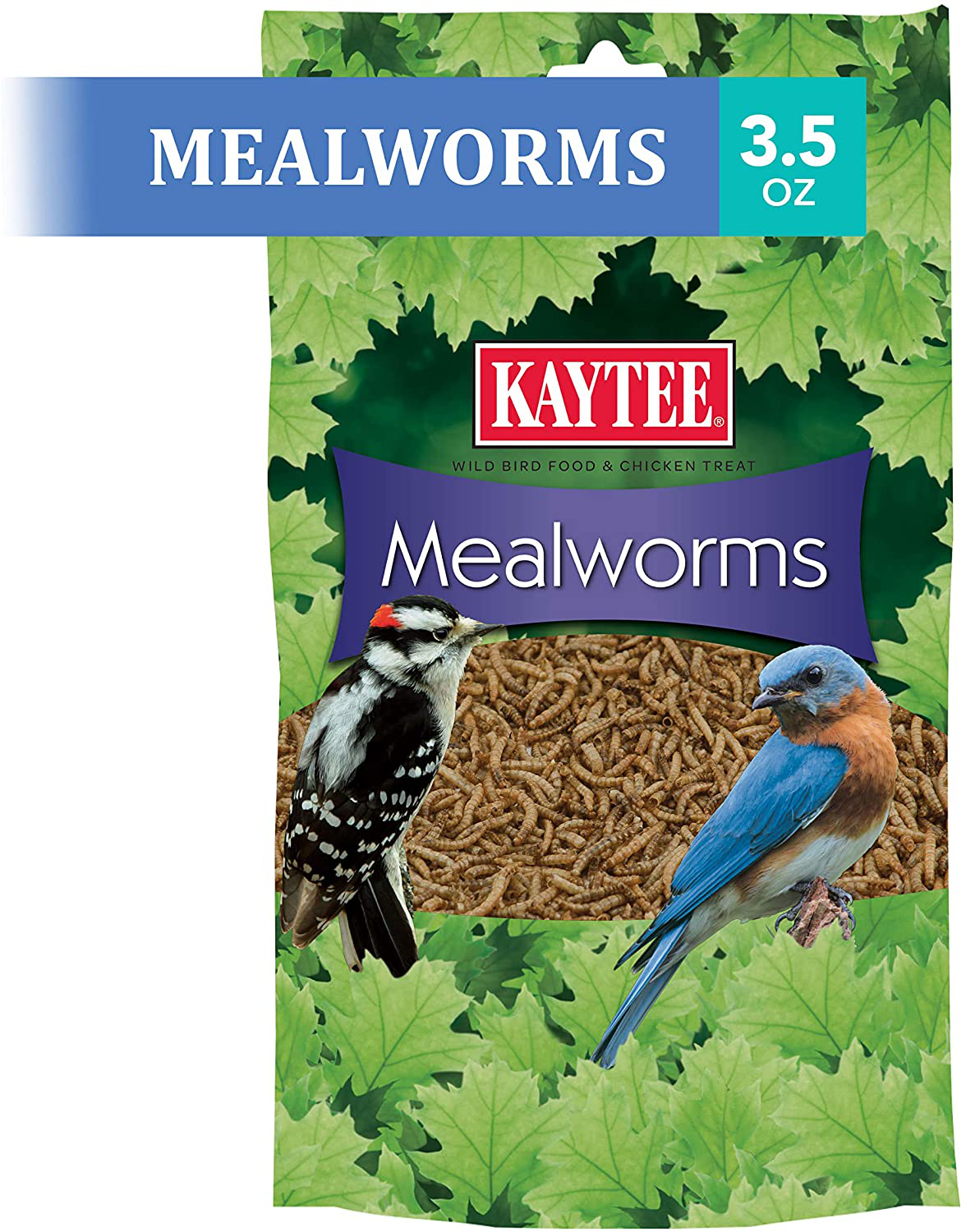 Kaytee Mealworm Food Pouch Animals & Pet Supplies > Pet Supplies > Bird Supplies > Bird Treats Kaytee   