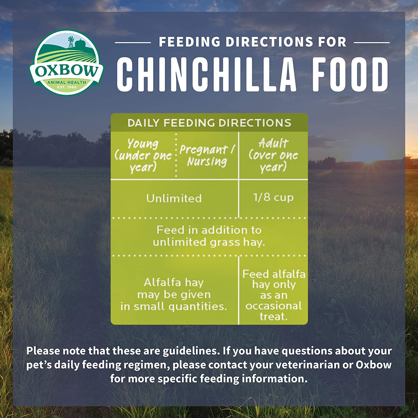 Oxbow Essentials Chinchilla Food - All Natural Chinchilla Food Animals & Pet Supplies > Pet Supplies > Small Animal Supplies > Small Animal Food Oxbow   